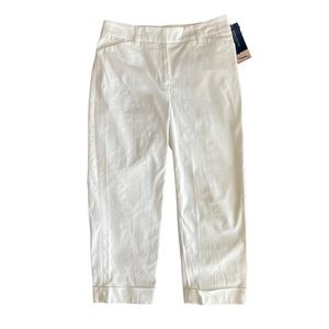 Jones New York Signature Petite White Capris
